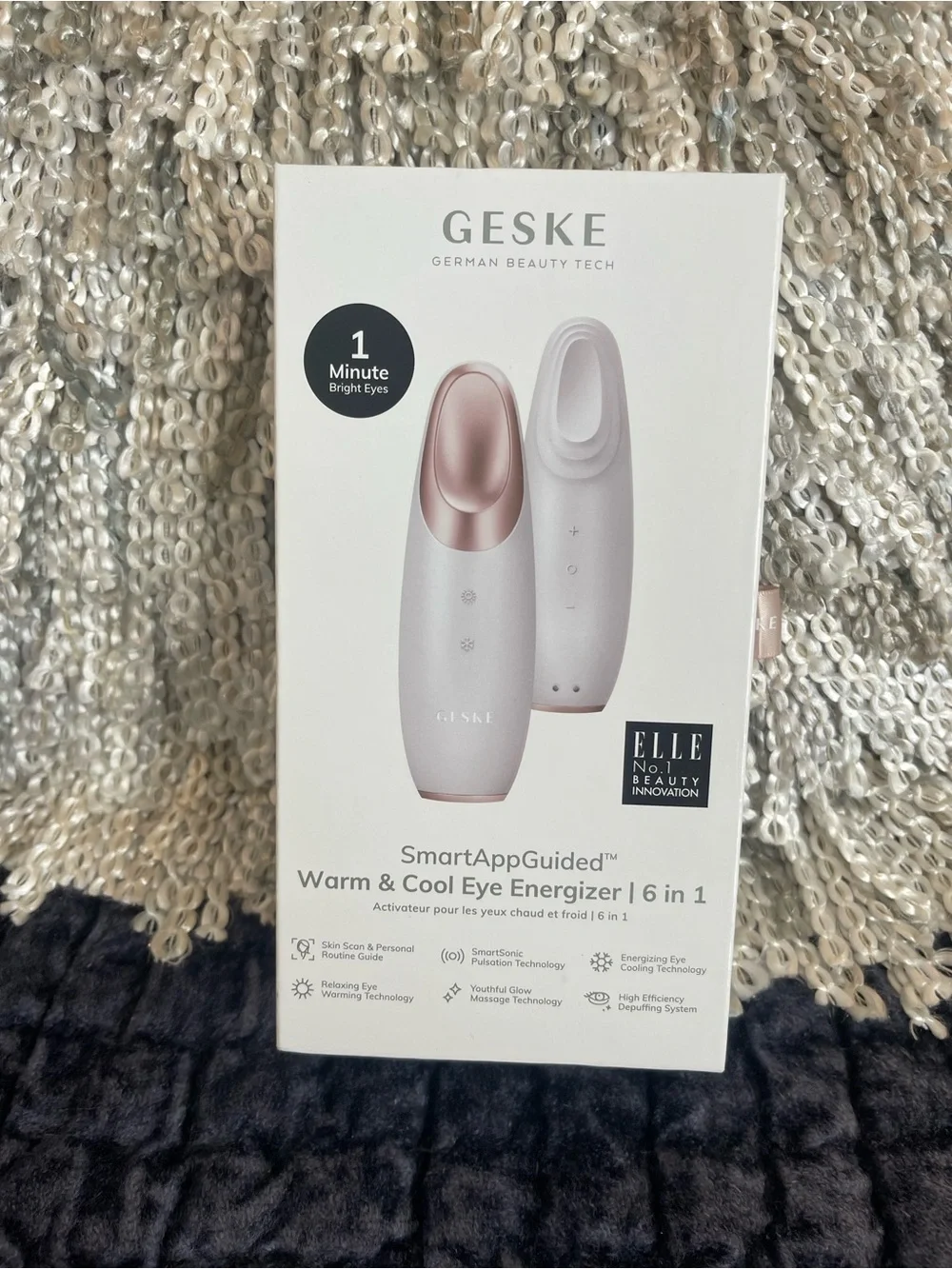 Geske Warm & Cool Eye Energizer – Rose Gold/White